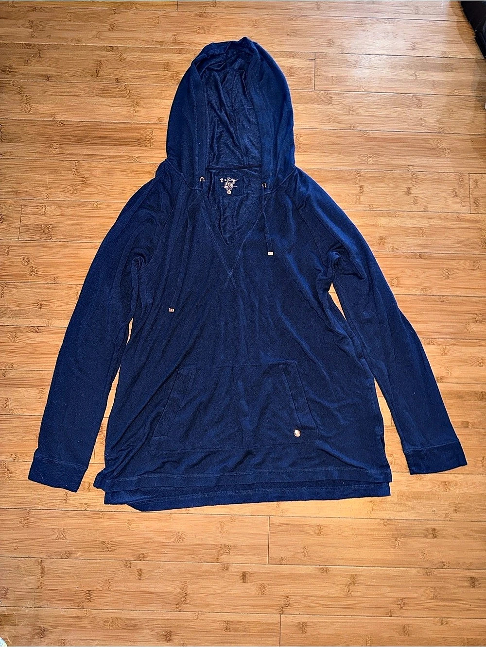 Lilly Pulitzer Luxletic Arin Lounge Pullover Blue Hoodie